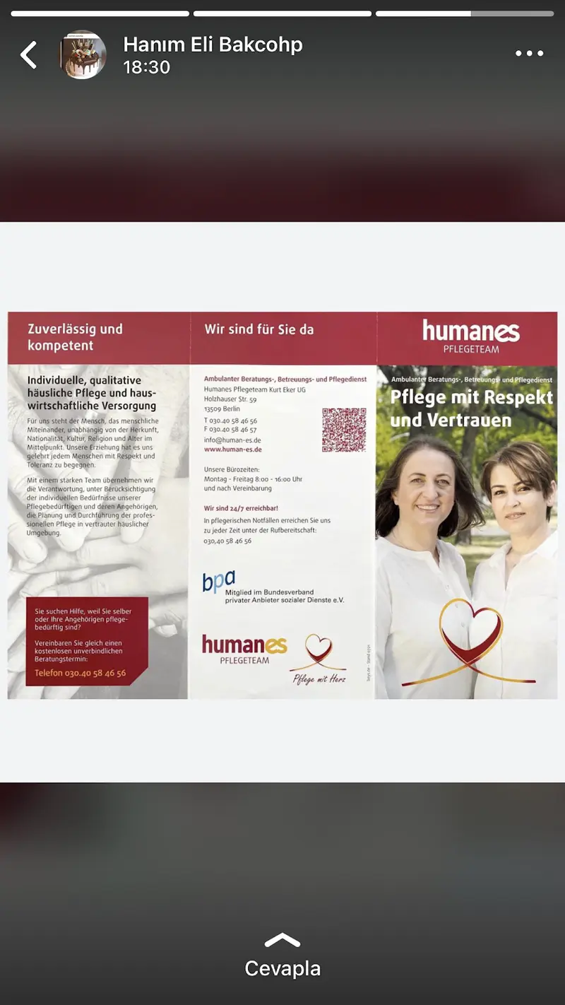 Humanes Pflegeteam Kurt Eker – Bild 1