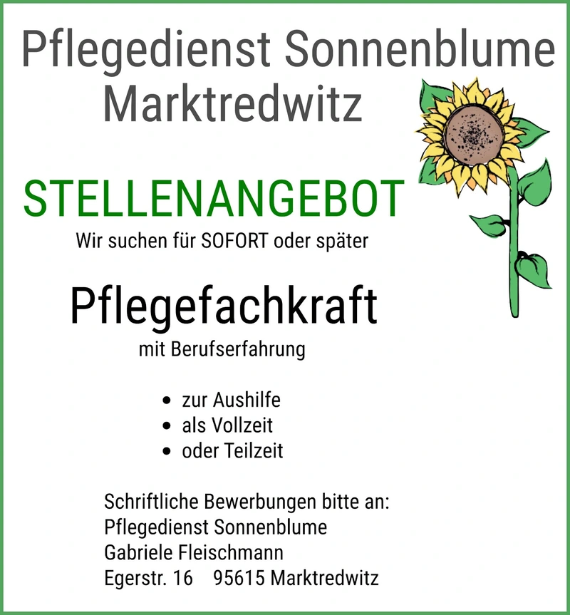 Ambulanter Pflegedienst Sonnenblume – Bild 2