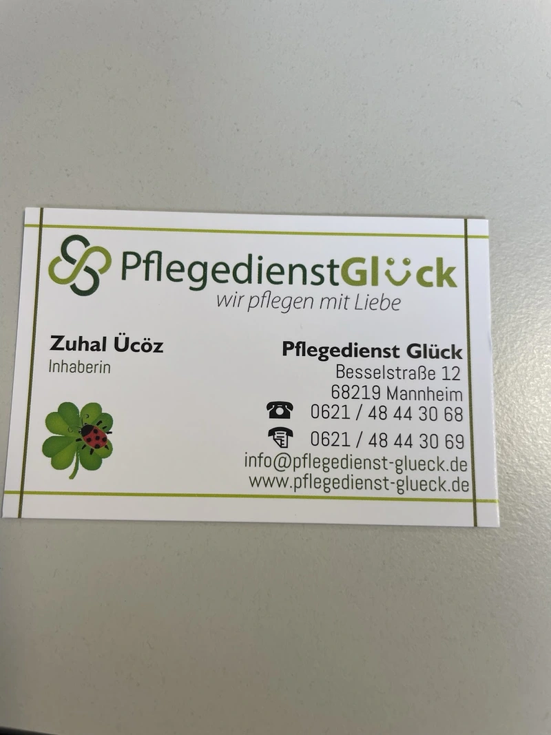 Pflegedienst Glück Zühal Ücöz – Bild 1