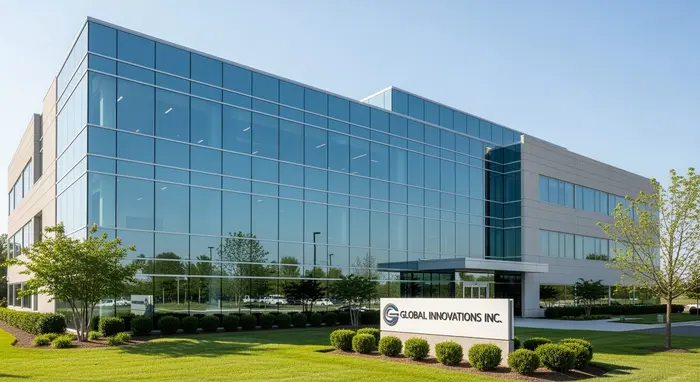 Moderne Verwaltungszentrale mit Glasfassade am Tag; dezente Beschilderung, klare Linien, gepflegte Außenanlage – symbolisch für Struktur und Transparenz.