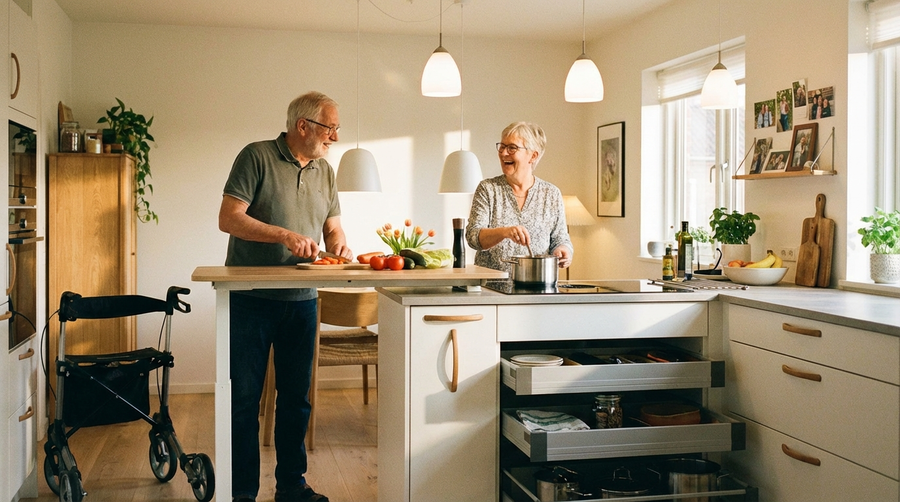 Barrierefreie Küche planen: Tipps für Sicherheit & Komfort im Alter