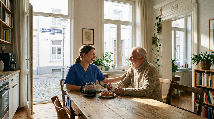 24-Stunden-Pflege und ambulante Hilfe in Düsseldorf für Senioren