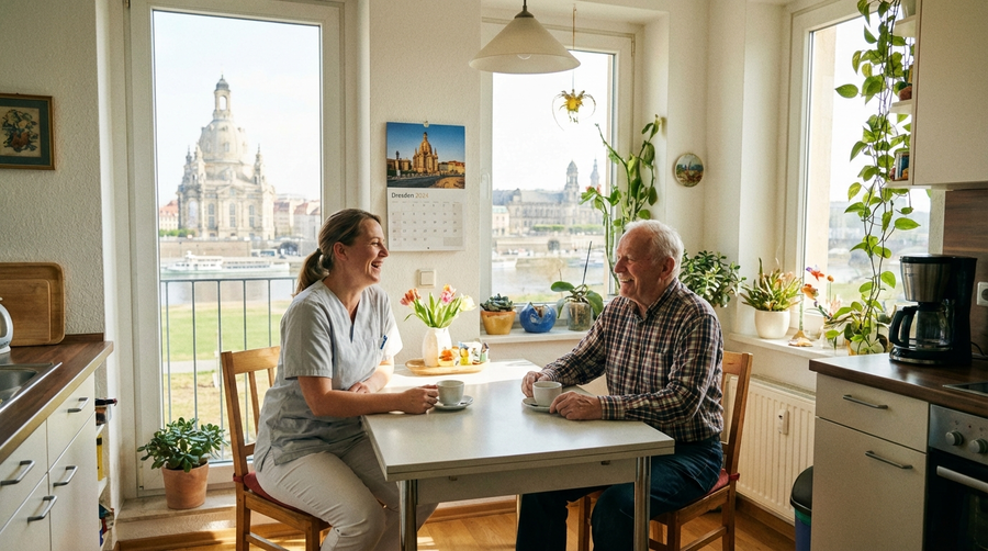 Häusliche Pflege in Dresden organisieren: Pflegedienste & Betreuung