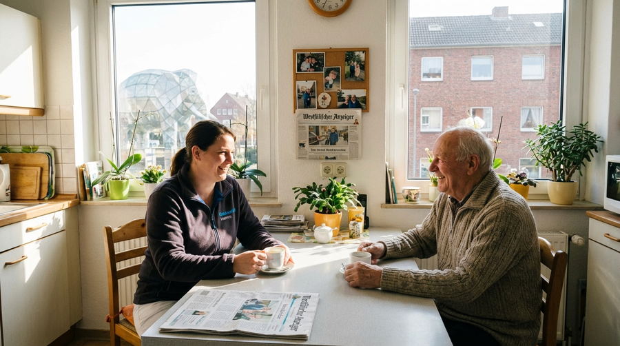 Pflegedienst & Haushaltshilfe in Hamm: So gelingt die Pflege zu Hause