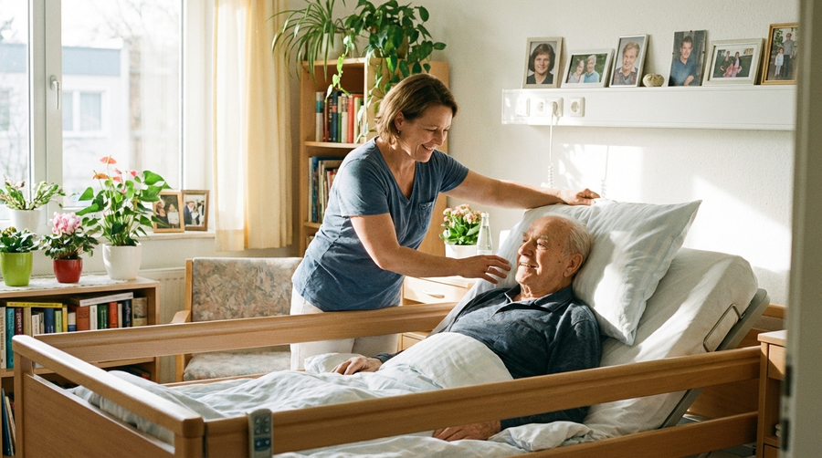 Dekubitusprophylaxe: Druckgeschwüre bei Bettlägerigkeit vermeiden