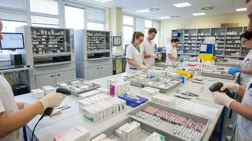 Medikamente werden sortiert