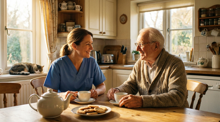 Achtsamkeit in der Senioren-Pflege: Kleine Momente der inneren Ruhe finden