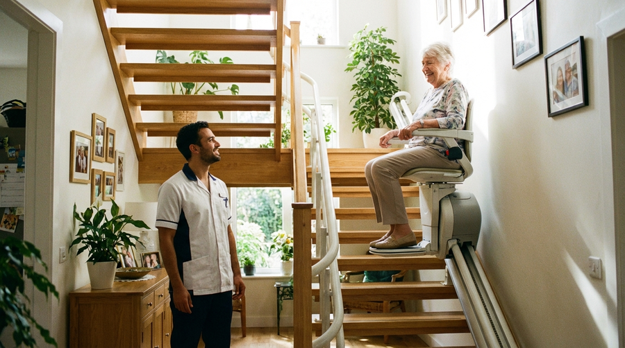 Treppenlift Test 2026: Modelle, Preise & Pflegekassen-Zuschuss