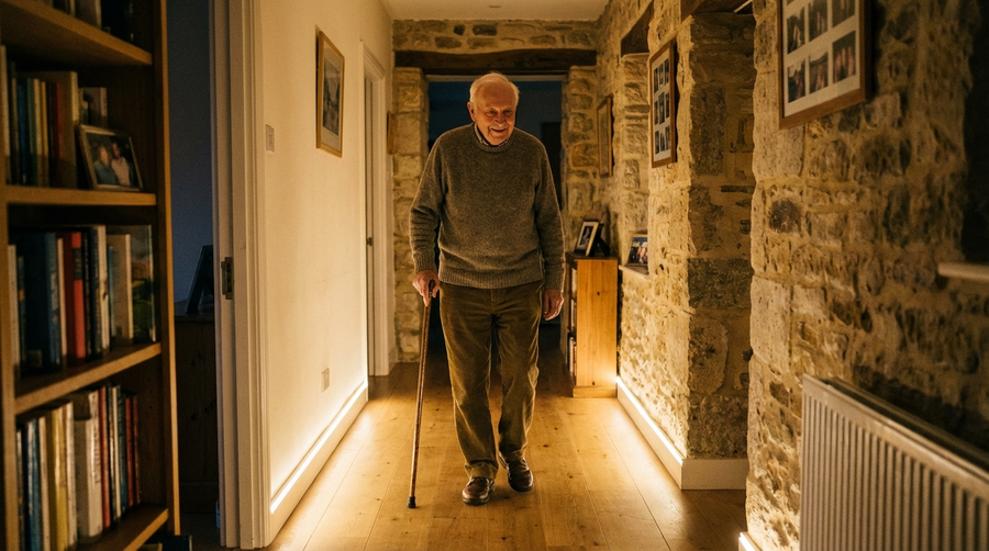 Smarte Beleuchtung für Senioren: Effektive Sturzprävention bei Nacht