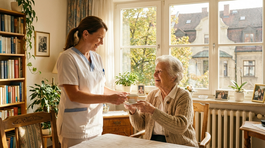 24-Stunden-Haushaltshilfe und Betreuung in Munich: Legal, sicher und bezahlbar