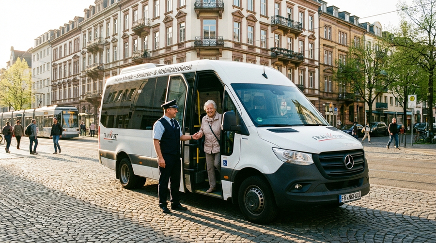 Fahrdienste der Tagespflege in Frankfurt: Kosten, Radius & Organisation 2026