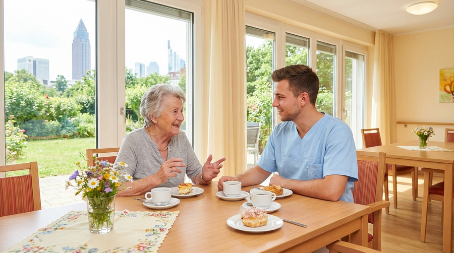 Ein Tag in der Tagespflege in Frankfurt am Main: Ablauf, Beschäftigungsangebote und Vorteile