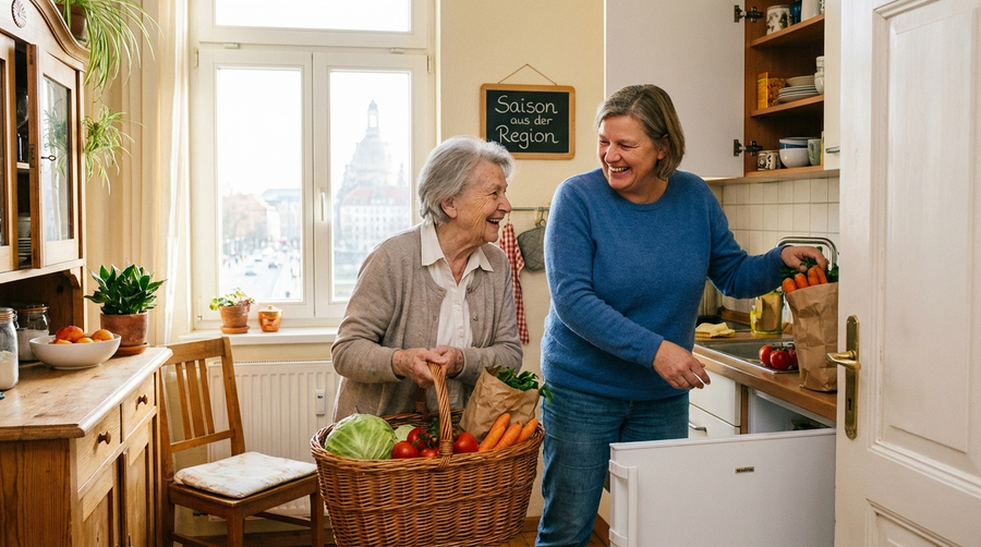 Haushaltshilfe für Senioren in Dresden: So nutzen Sie den 125-Euro-Entlastungsbetrag richtig