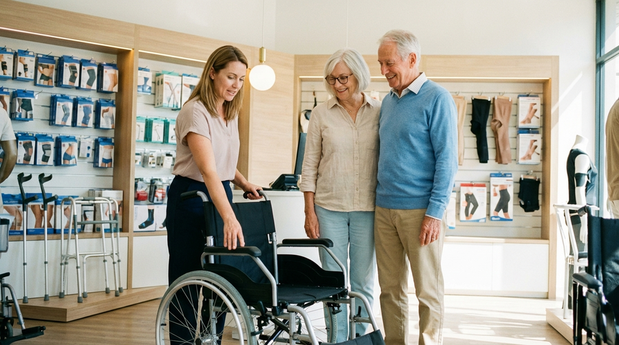 Rollstuhl, Pflegebett & Co. in Nuremberg: Das passende Sanitätshaus finden