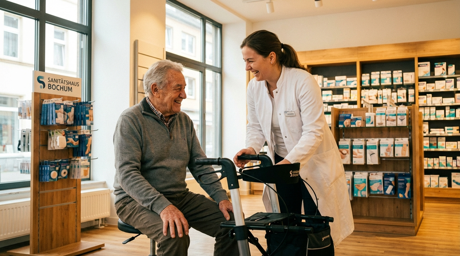 Hilfsmittel auf Rezept in Bochum 2026: Sanitätshaus, Kosten & Fristen