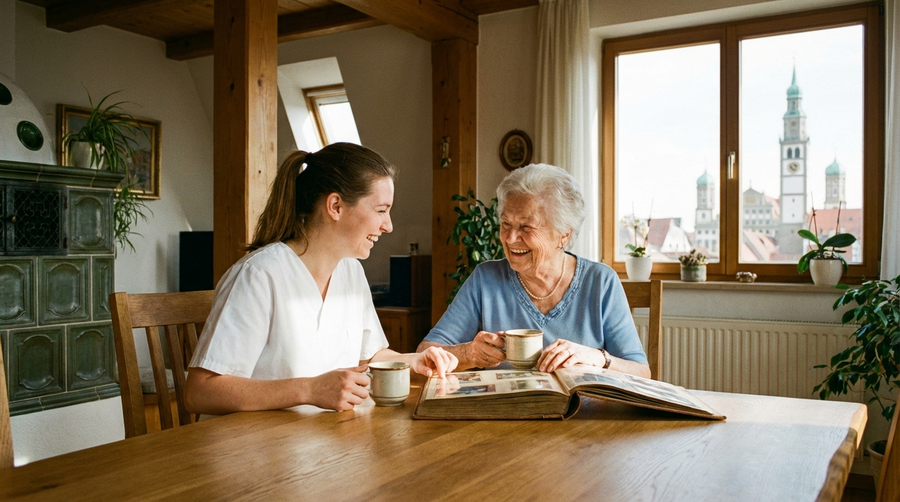 24-Stunden-Betreuung in Augsburg: Kosten, Legalität & Ablauf (Ratgeber 2026)