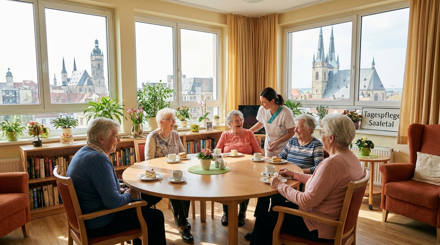 Ein Tag in der Tagespflege in Halle (Saale): Ablauf, Beschäftigungsangebote und Vorteile