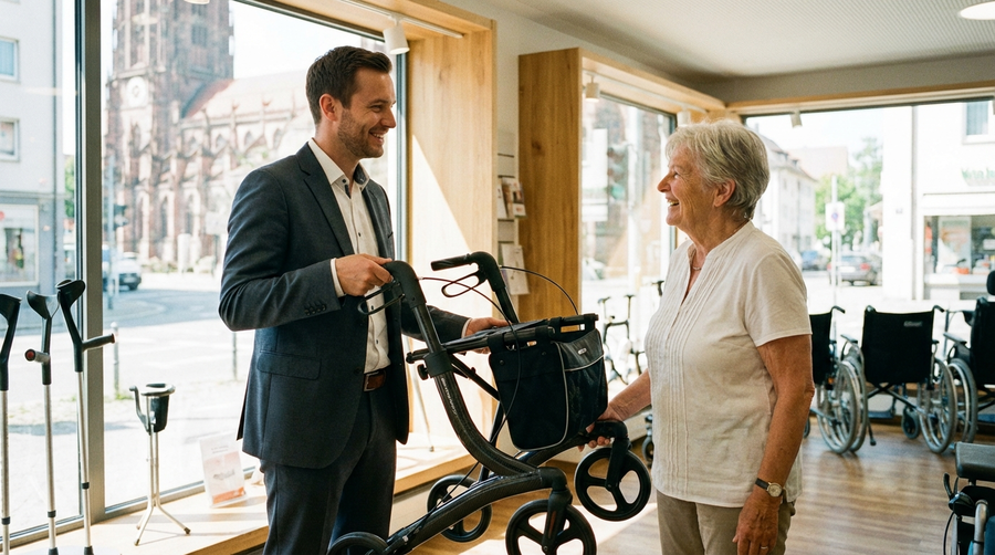 Rezept einlösen im Sanitätshaus in Freiburg im Breisgau: Zuzahlungen, Fristen und Hausbesuche
