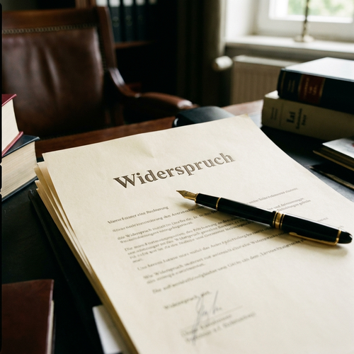 Widerspruch einlegen