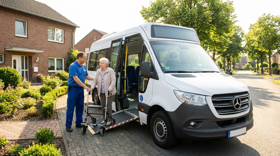 Fahrdienste der Tagespflegen in Neuss: Was wird abgedeckt und was kostet es?