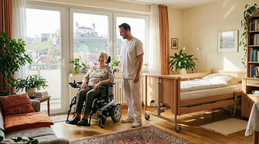 Rollstuhl, Pflegebett & Co. in Würzburg: Das passende Sanitätshaus finden