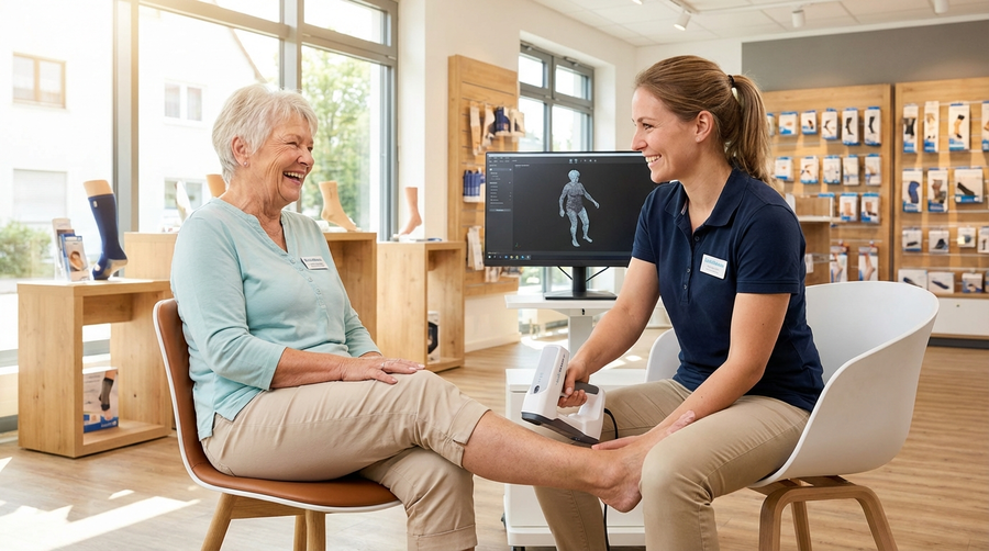 Orthopädische Einlagen & Kompressionsstrümpfe in Reutlingen: Vermessung und Maßanfertigung