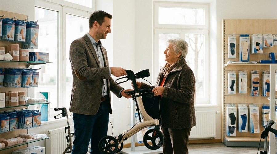 Rezept einlösen im Sanitätshaus in Siegen: Zuzahlungen, Fristen und Hausbesuche