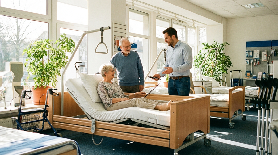 Rollstuhl, Pflegebett & Co. in Flensburg: Das passende Sanitätshaus finden