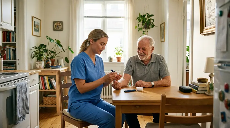 Pflegedienst für die Insulintherapie: Wann der Arzt die häusliche Krankenpflege verschreibt