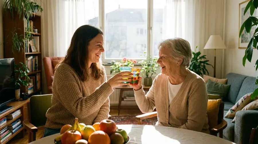 Oma trinkt nicht: 7 Alltagstipps, um Senioren zum Trinken zu animieren