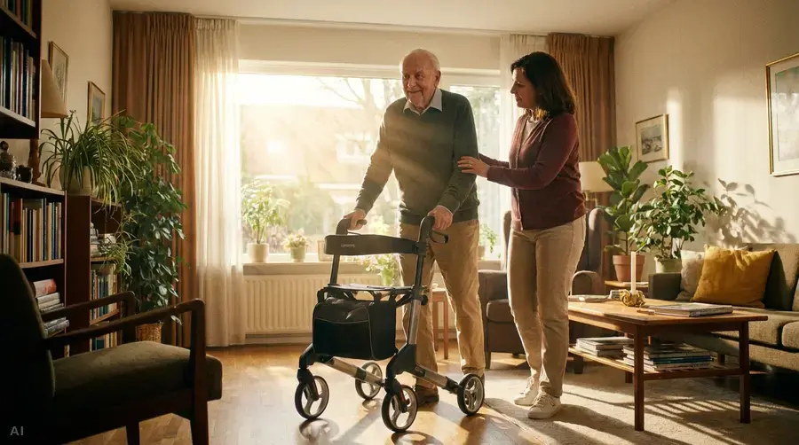 Rollstuhl, Rollator & Co.: Sicher mobil bleiben nach dem Schlaganfall