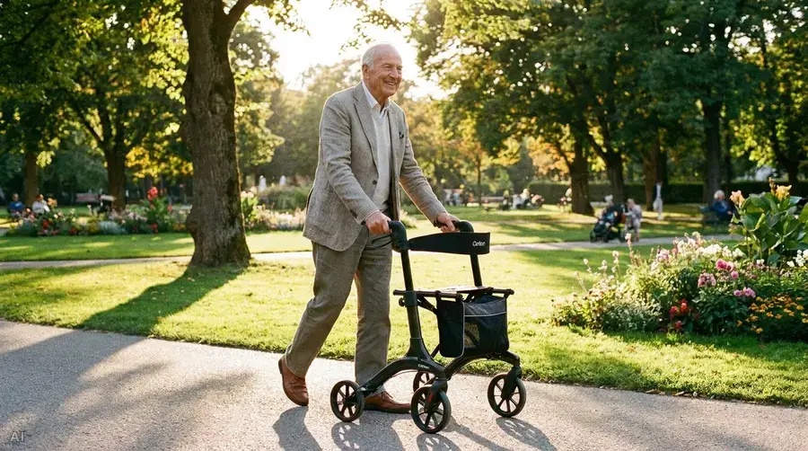 Hilfsmittel bei Spinalkanalstenose: Von Rollator bis Greifzange – was die Kasse zahlt