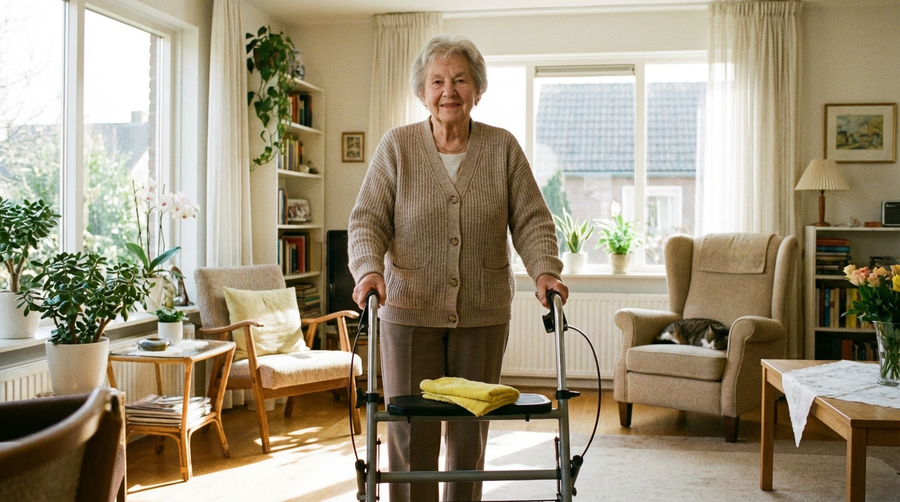 Hausputz mit Rollator: Selbstständig bleiben trotz Mobilitätseinschränkung