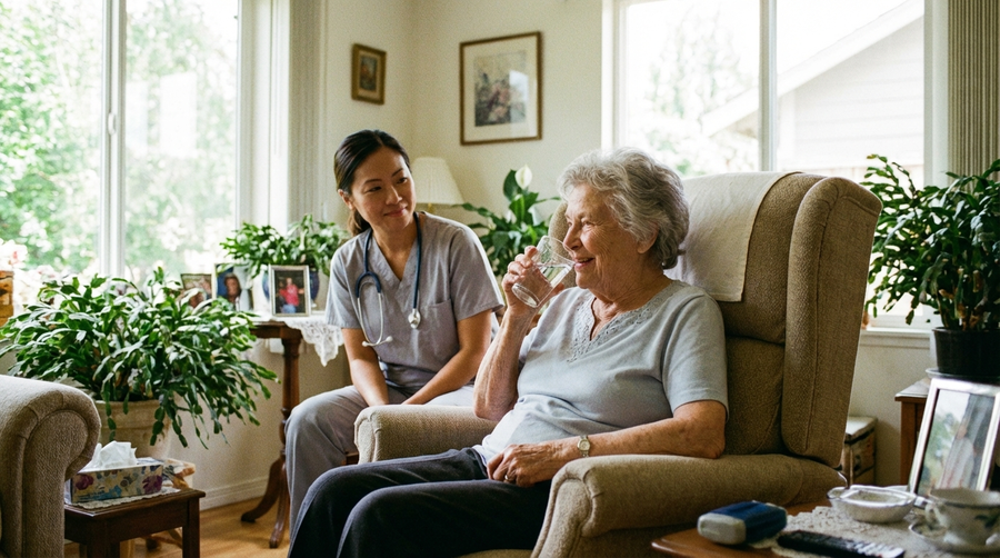 Thrombose - Blutgerinnsel in einem Blutgefäß