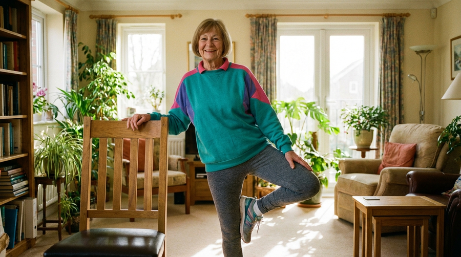 Gleichgewichtstraining ab 70: Sicherer Stand im Alltag