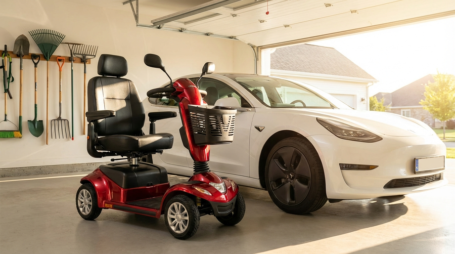 Elektromobil unterbringen: Garage, Hausflur oder Draußen?