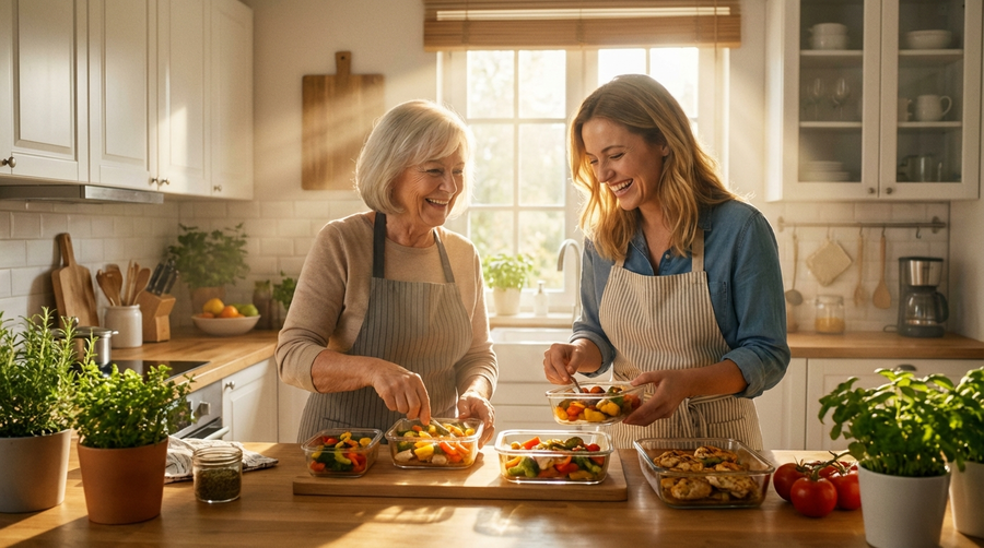 Vorkochen für Senioren: Meal Prep leicht gemacht für die ganze Woche