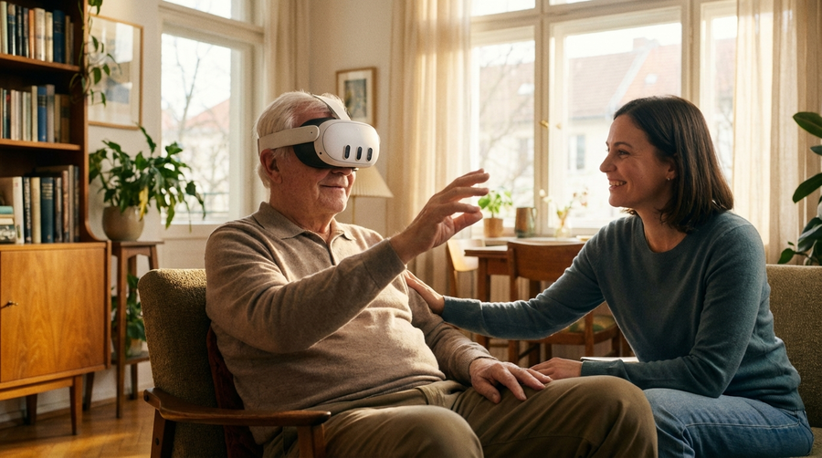 Virtuelle Realität (VR) in der Demenztherapie: Erinnerungen wecken