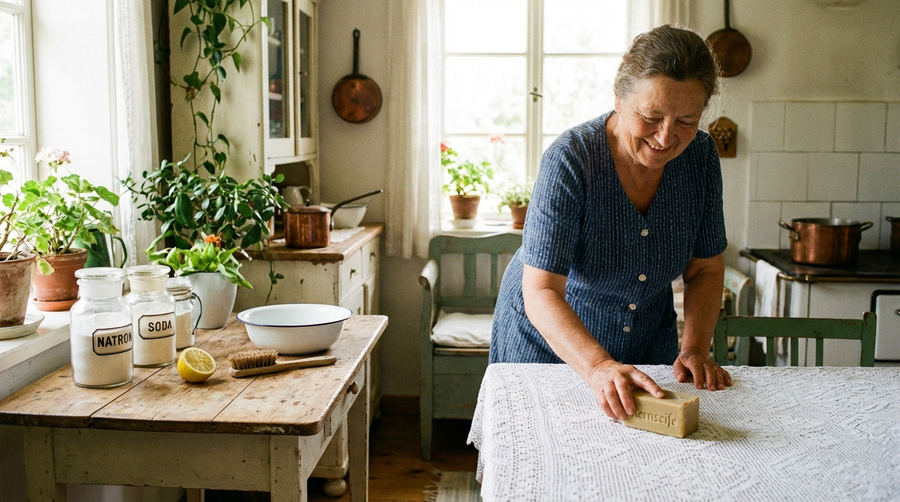 Fleckentfernung wie früher: Bewährte Hausmittel für den Seniorenhaushalt