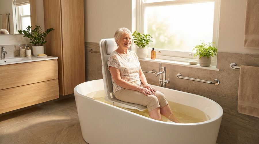 Smarter Badewannenlift: Sicherheit und Komfort im Badezimmer