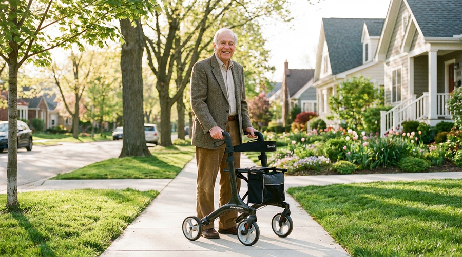 Rollator-Training per Video: Sicher unterwegs im Straßenverkehr