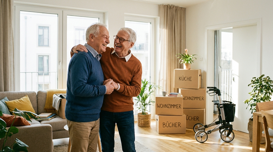 Umzugshilfe für Senioren: Kostenübernahme der Pflegekasse