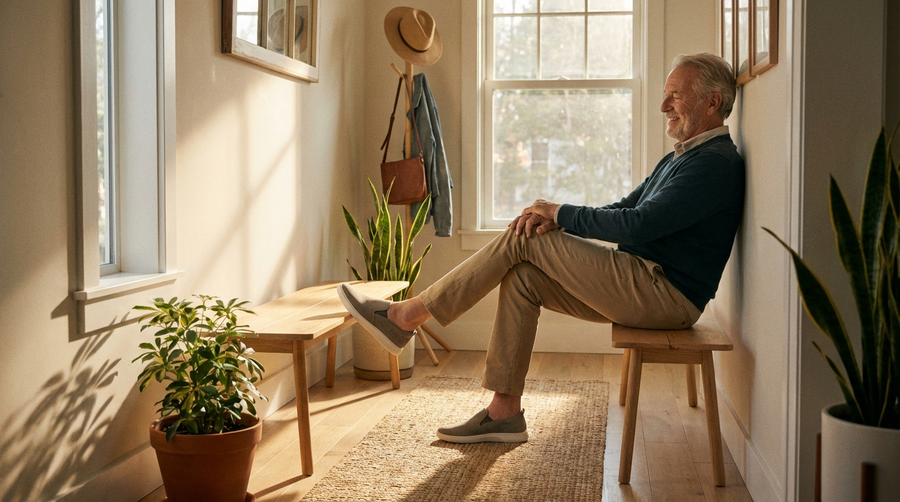 Schuhe binden ohne Bücken: Cleveres Schuhwerk und Hilfsmittel