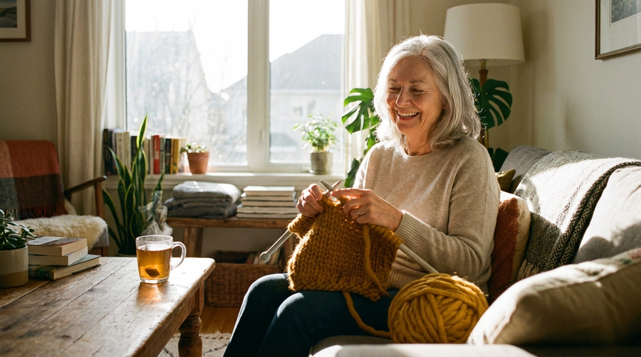 Basteln und Handarbeiten im Alter: Feinmotorik spielerisch fördern