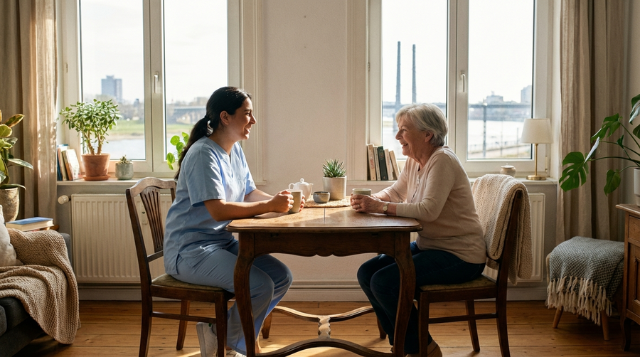 Ambulante Pflege vs. 24-Stunden-Betreuung in Düsseldorf: Der große Vergleich 2026