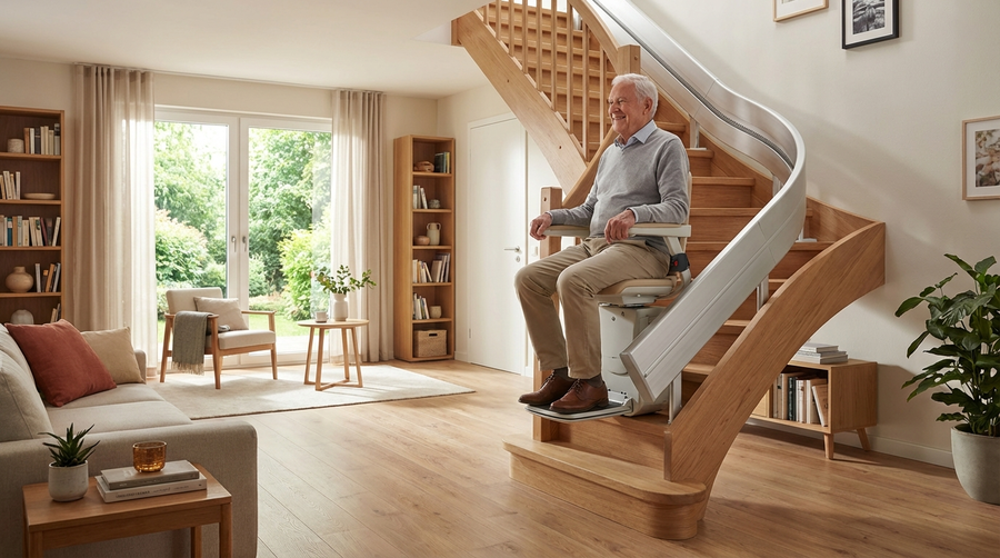 Treppenlift mit digitaler Diagnose: Wartung leicht gemacht