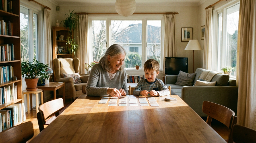 Gedächtnisspiele mit Enkeln: Generationenübergreifende Beschäftigung