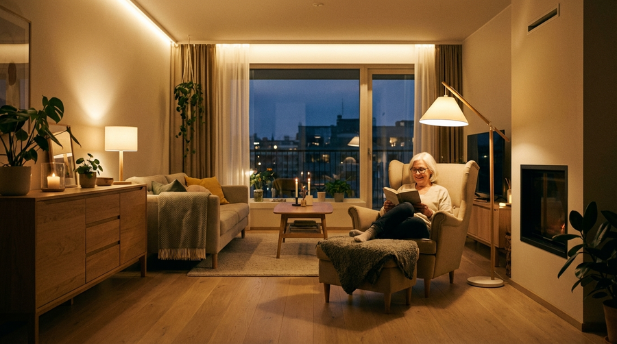 Lichtplanung für Senioren: Bessere Sicht und Sturzprävention