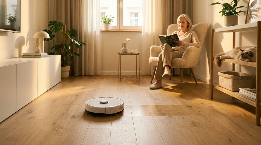 Smarte Saugroboter für Senioren: Alltagshilfe zur Sturzprävention